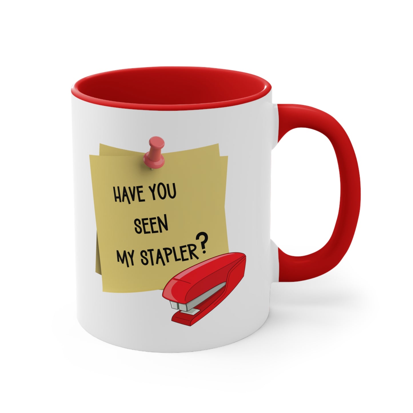 Office space coffee cup, have you seen my stapler, perfect gift for employee, family, friends, secretary, boss, funny meme