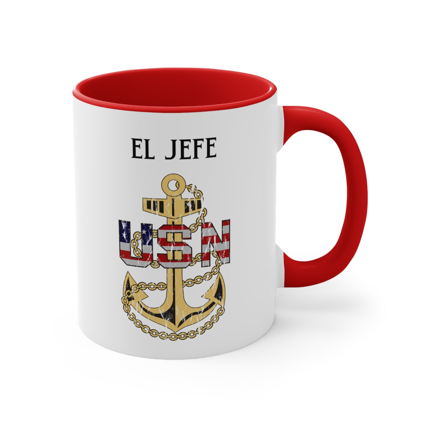 USN Chief Coffee Cup, CPO mug, Chiefs mess, perfect gift for Season, Military Cup, Veteran gift, Navy Chief Navy Pride, El Jefe