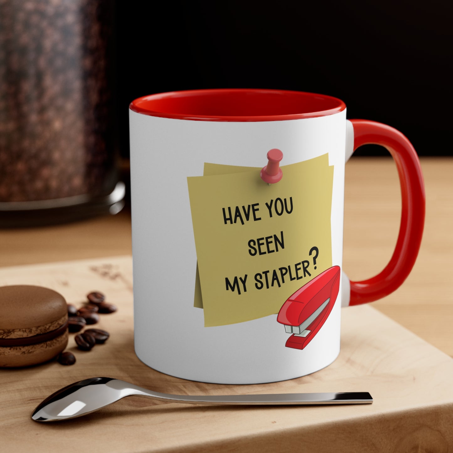 Office space coffee cup, have you seen my stapler, perfect gift for employee, family, friends, secretary, boss, funny meme