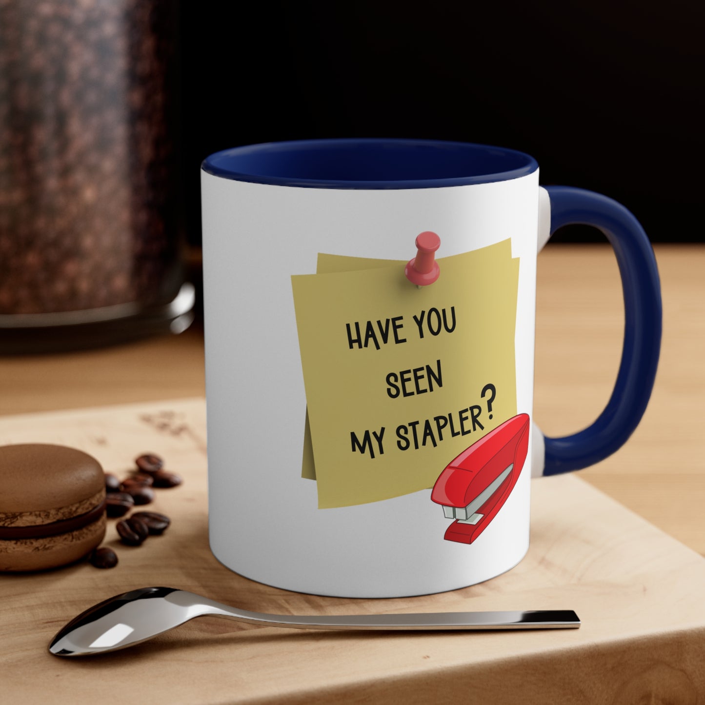 Office space coffee cup, have you seen my stapler, perfect gift for employee, family, friends, secretary, boss, funny meme