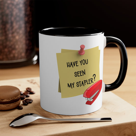 Office space coffee cup, have you seen my stapler, perfect gift for employee, family, friends, secretary, boss, funny meme