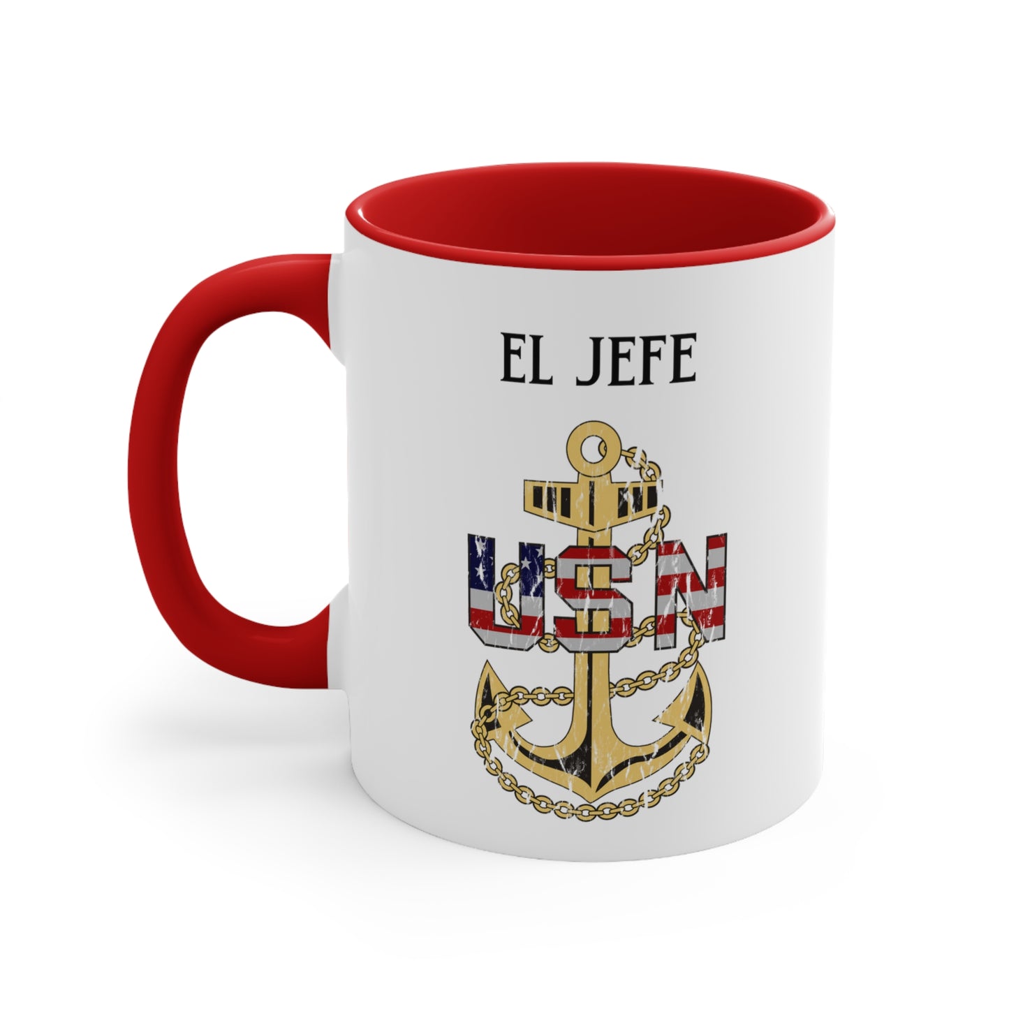 USN Chief Coffee Cup, CPO mug, Chiefs mess, perfect gift for Season, Military Cup, Veteran gift, Navy Chief Navy Pride, El Jefe