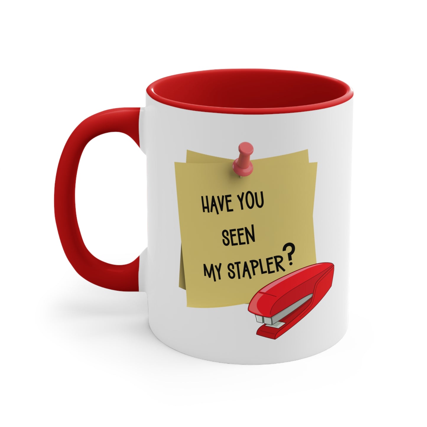 Office space coffee cup, have you seen my stapler, perfect gift for employee, family, friends, secretary, boss, funny meme