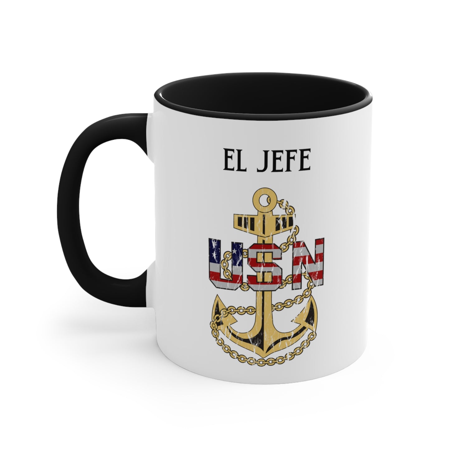 USN Chief Coffee Cup, CPO mug, Chiefs mess, perfect gift for Season, Military Cup, Veteran gift, Navy Chief Navy Pride, El Jefe